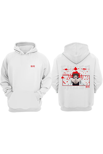 Anetos Anime Hero Design Rucsac cu imprimeu Alb Swea tricou