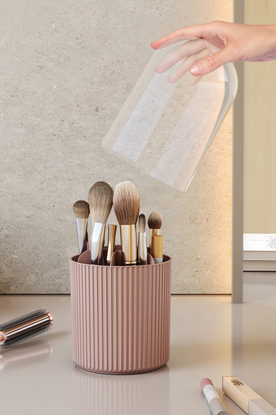 Pufwin Home Dubai Makeup Brush and Cosmetic Makeup Brush Organizer Makeup Tab...