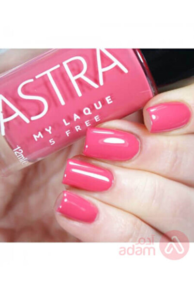 Astra طلاء أظافر My Laque 5Free | Pink Flower 15