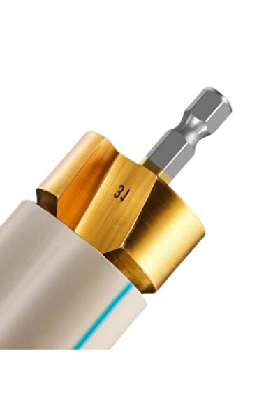 DepoMega 3 Parça Havşa Matkap Uç Boru Genişletme Raybalama Uç 20-25-32