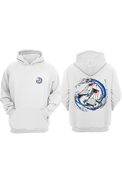 Anetos Water Sybol Design Rucsac cu imprimeu Alb Swea tricou