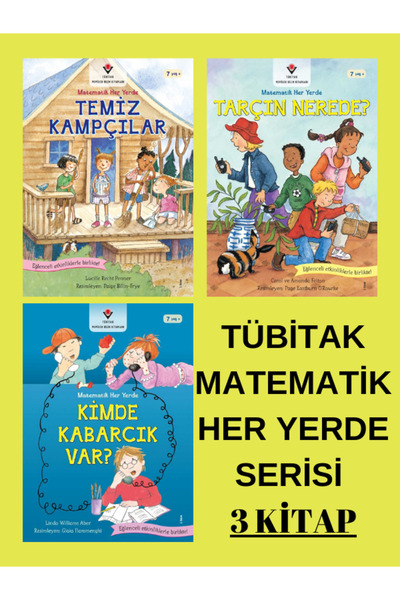 Tübitak Yayınları TÜBİTAK YAYINLARI - MATEMATİK HERYERDE SERİSİ 3 KİTAP SET