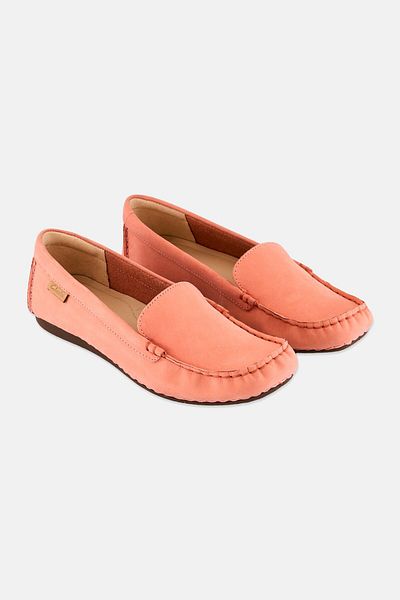 CLARKS Women Freckle Walk Slip On Flats, Dark Peach