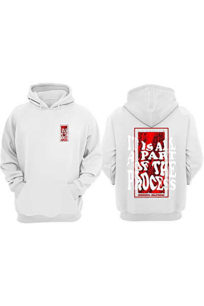 Anetos Este tot parte din procesul de design Sırt cu imprimeu White Swea tricou