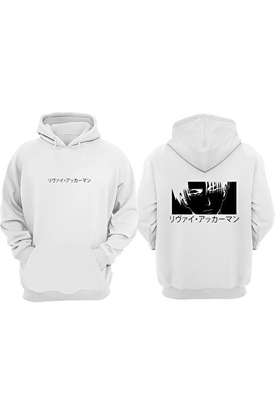 Anetos Levi Ackerman Design Rucsac cu imprimeu Alb Swea tricou