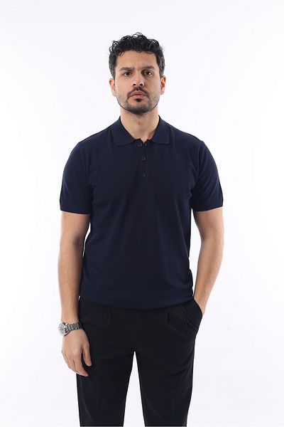 İDS COLLECTİON Men's Polo T-Shirt - Viscous, 3 Buttons, Flexible and Breathable Heritage
