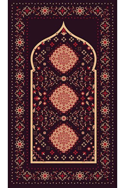 Filamente Decorative Digital Printed Non-Slip Base Prayer Rug Prayer 70X125