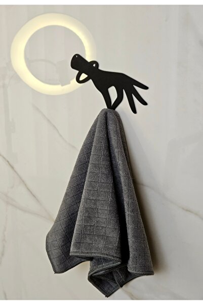 Genel Markalar Metal El Figürlü Havlu Askısı Mutfak Bezi Bornoz Kıyafet Askı ...