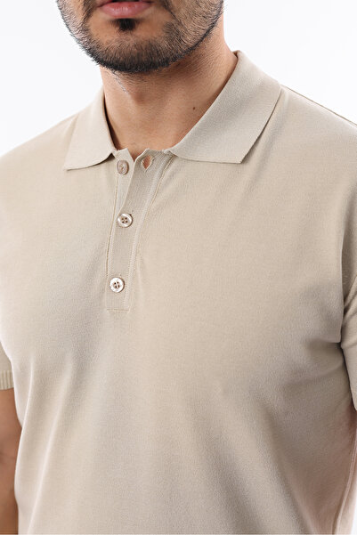 İDS COLLECTİON ERKEK VİSKOZ KARIŞIMLI TRİKO POLO T-SHIRT 3 DÜĞMELİ ESNEK VE NEFES ALAN KALİTELİ