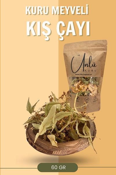 ünlükuru Winter Tea with Dried Fruit: Linden, Dried Lemon, Hibiscus, Orange, Apple