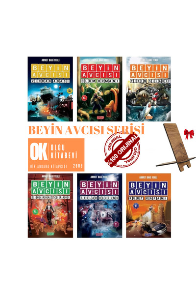 Acayip Kitaplar Beyin Avcısı serisi / 6 kitap set - Ahmet Baki Yerli ( ORJİNA...