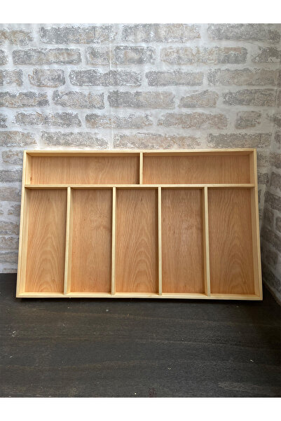 ayfiwood 75x45 Cm Ayfiwood Ahşap Kaşıklık Çekmece İçi Kepçe Maşa Ve Servis Ge...
