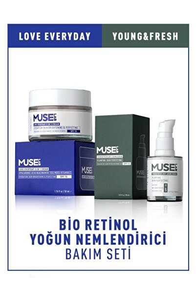 MuseLab Bio-Retinol Yoğun Nemlendirici Bakım Seti