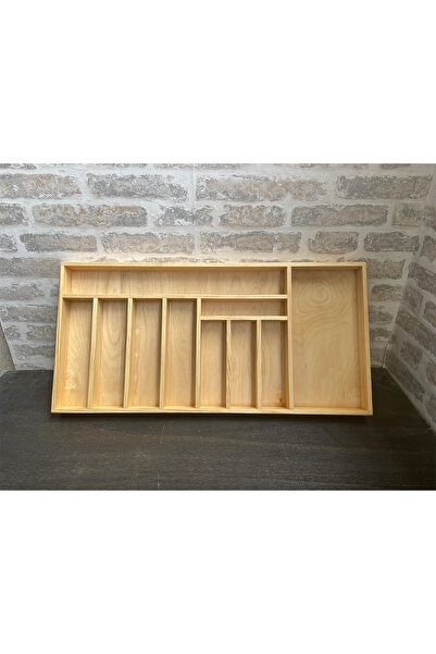 ayfiwood 70x35 Cm Ayfiwood Ahşap Kaşıklık Çekmece İçi Yemek Takımı Ve Servis ...