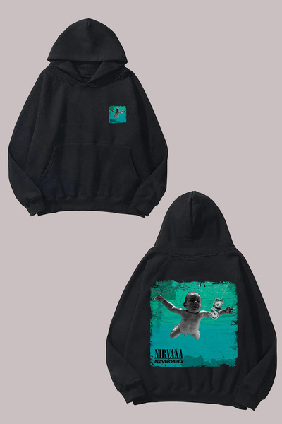 Anetos Nirvana Baby Design Rucsac cu imprimeu Negru Swea tricou