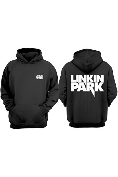 Anetos سترة Linkin Prak cccDesign من الخلف مطبوعة باللون الأسود