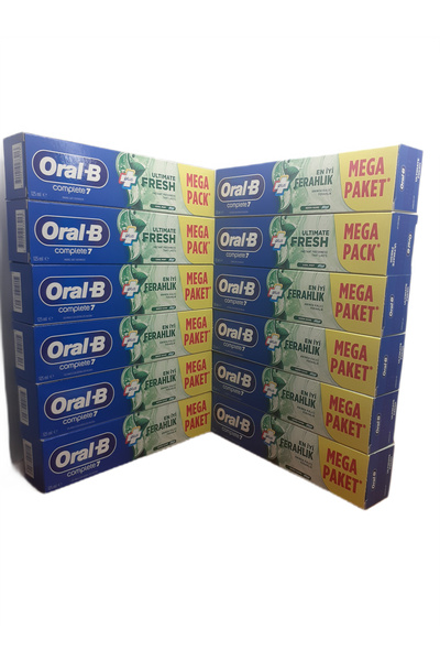 Oral-B COMPLETE 7 FERAHLIK DİŞ MACUNU 125 ML MEGA PAKET X 12 ADET