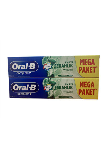 Oral-B COMPLETE 7 FERAHLIK DİŞ MACUNU ORLB 125 ML MEGA PAKET X 2 ADET