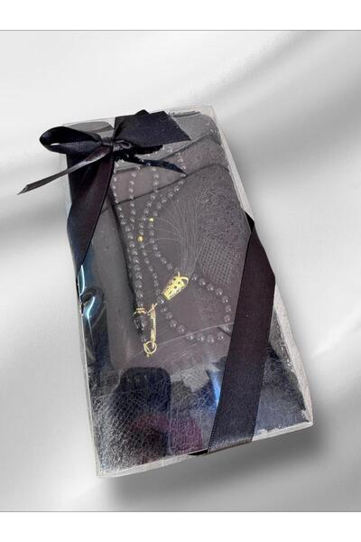 TUTUYA TEXTIL Розкішний шаль з мереживом - Перлинні чотки та весільний набір для дому