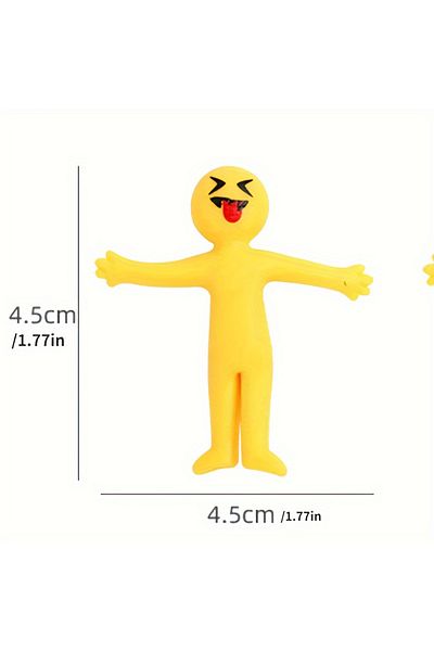 Game Soft Rubber Flexible Stress Toy - 8 Pieces