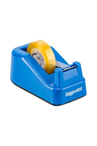 Bigpoint |   Tape Cutting Machine, 33 Mt, Small Size, Blue, Compatible with 12-19 mm Tapes