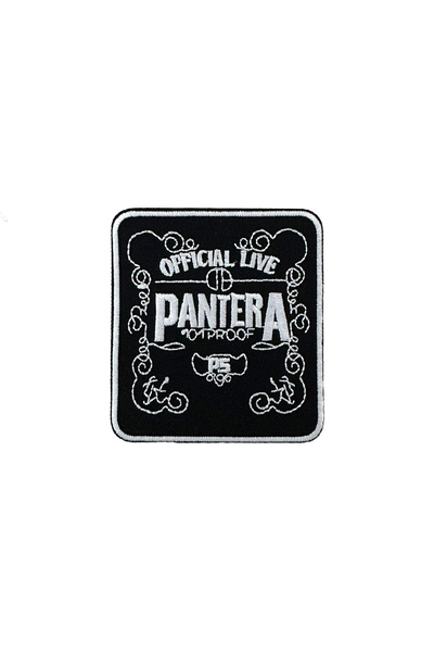 X-SHOP Pantera Rock Metal Badge Patches Arma Peç Kot Yaması (7.5 cm x 7 cm)