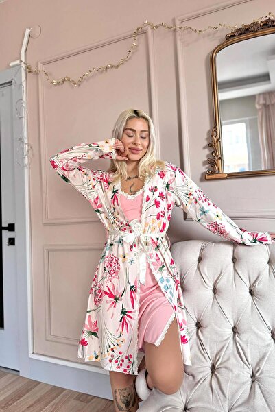 Pijamaevi Set de pijamale pentru femei Pink Paradise, exclusiv tricotat