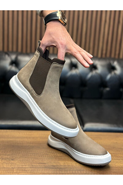 Avni Ceylan Zarif tasarım maksimum konfor EVA tabanlı Deri Kahverengi bot