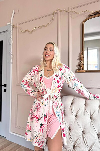 Pijamaevi Set de pijamale pentru femei Pink Paradise, exclusiv tricotat