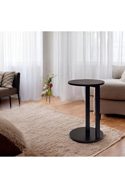 kafeny Single side table, black wood