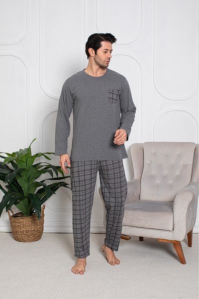 Sude HOMEWEAR ERCAN ΑΝΔΡΙΚΟ ΓΚΡΙ ΤΟΠ ΤΣΕΠΕΣ PJM TKM