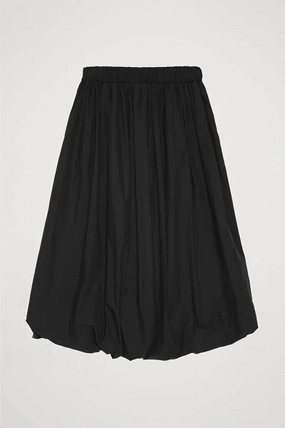 Quzu Women's Black Skirt - Etk00029 Model