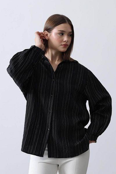 trender Women's Black Shirt 34371