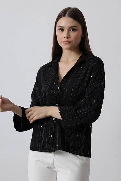 trender Women's Black Shirt 934390
