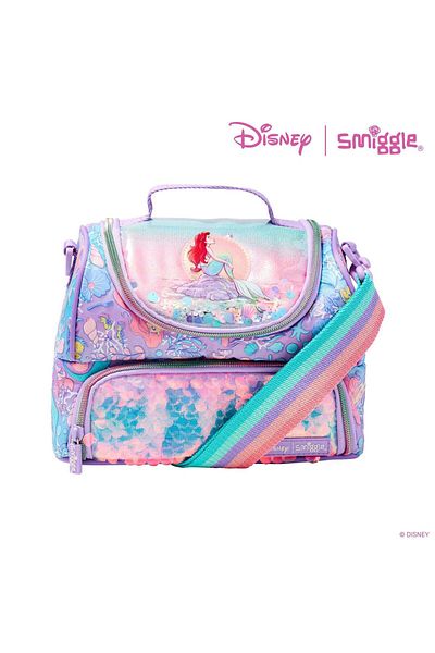 SMIGGLE - Disney Princess Double Layer Lunchbox with Straps