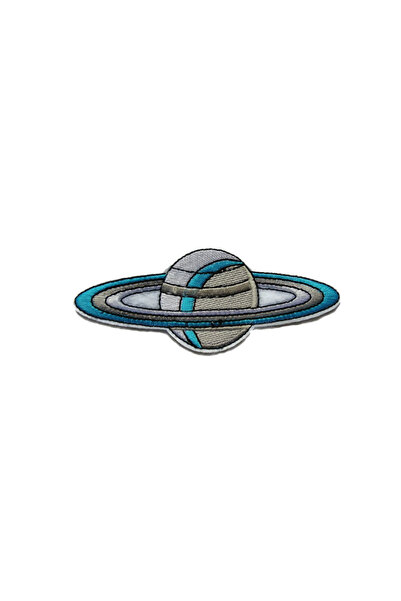 X-SHOP Gezegen Planet Badge Patches Arma Peç Kot Yaması (11.5cm x 4.3cm)