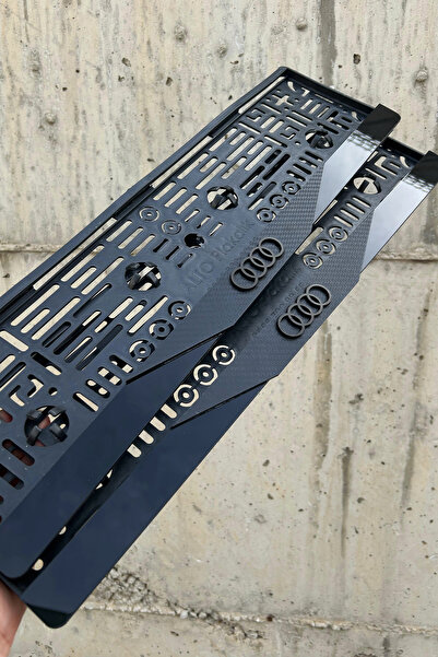 Pleksimanya Audi Uyumlu  Karbon Takmatik Pleksi Plakalık (Çift Olarak Gönderilir)