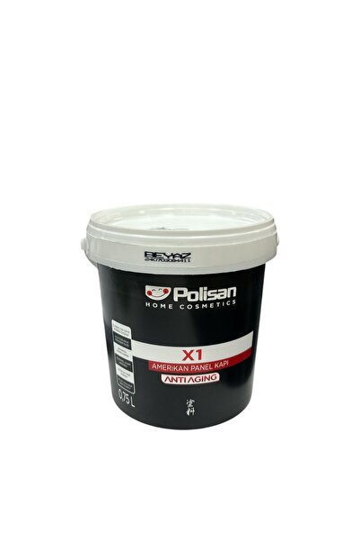 Polisan X1 Su Bazlı Kokusuz Amerikan Panel Kapı Ve Ahşap Boyası Beyaz Renk 0,7 L