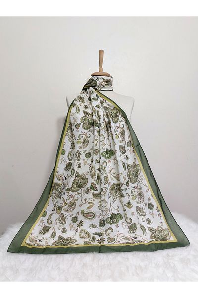 REMOMODA Patterned Soft Cotton Shawl
