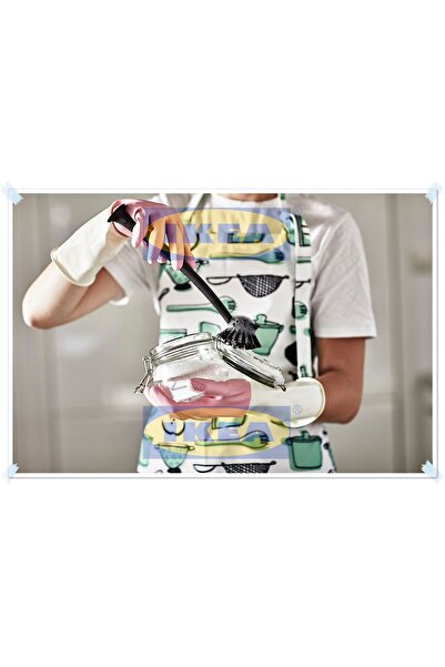 IKEA Black Dish Brush, Vacuum Handle, Length 29 cm