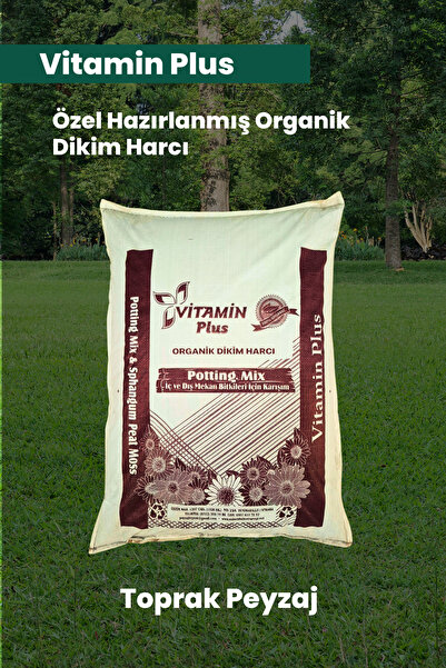 Vitamin Plus Organik Dikim Harcı 40 Lt Bitki Dikim Toprağı