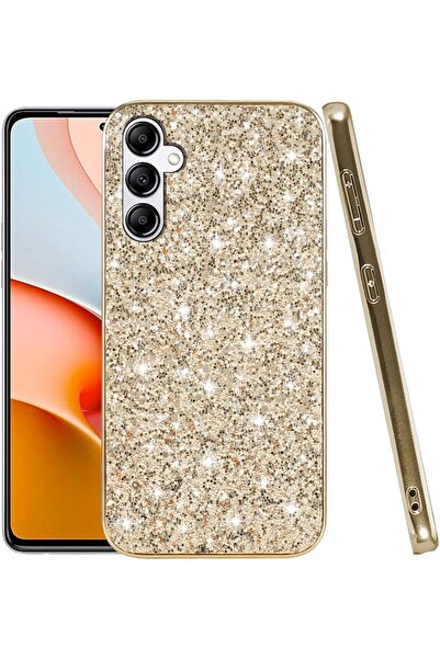Rivor Samsung Galaxy S24 FE Uyumlu Kılıf Kamera Çıkıntı Taşlı Boncuk İşlemeli...