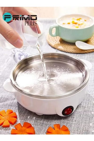 Primo Plus Egg Steamer White/Clear