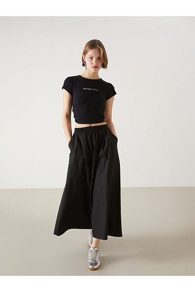 LC Waikiki Fusta de dama cu talie elastica