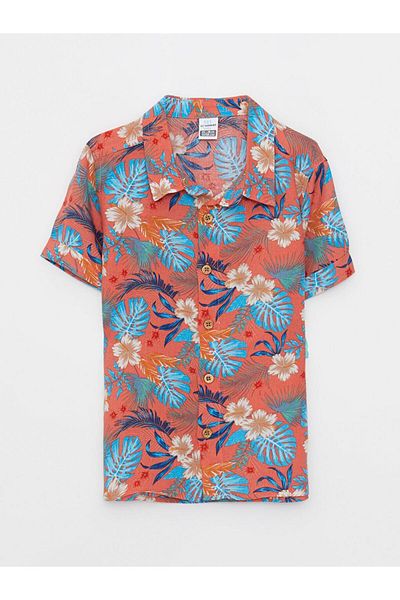 LC Waikiki Short Sleeve Printed Baby Boy Shirt (S2)
