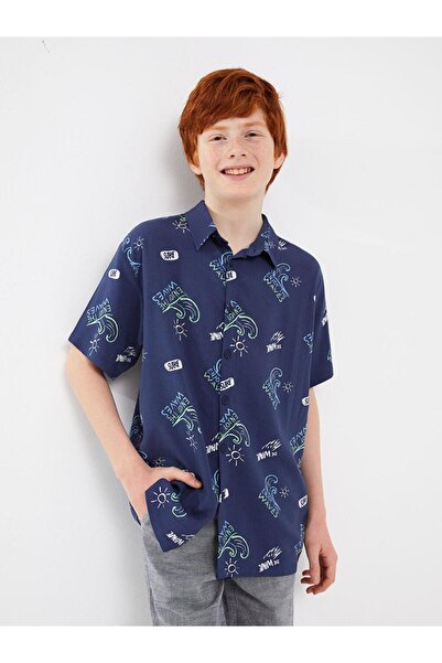 LC Waikiki Udobna majica za dečake Sa deznom (S3)