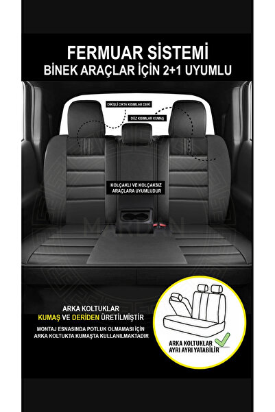 Galaxy Nissan Pulsar Hatchback 2016-2019 Compatible Madrid Series Auto Seat Cover with Zipper