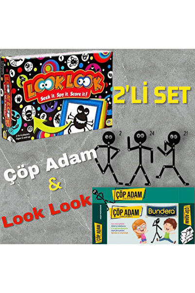 OYUNKAFASI Look Look & Çöp Adam 2'Li SET