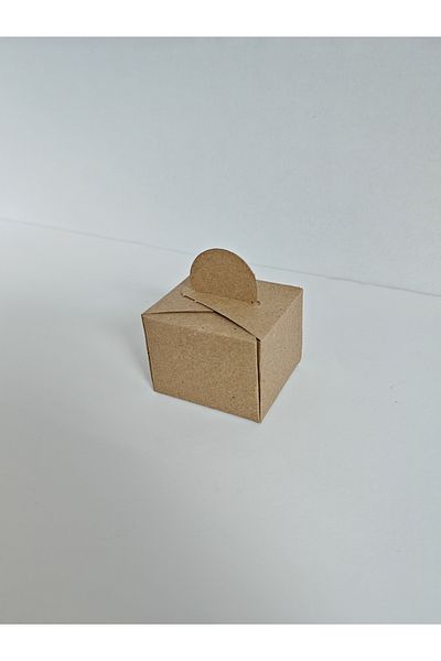 arminow Kraft Delight Box Candy Box 4,5 cm X 5 cm X 4 cm - 25 Pcs