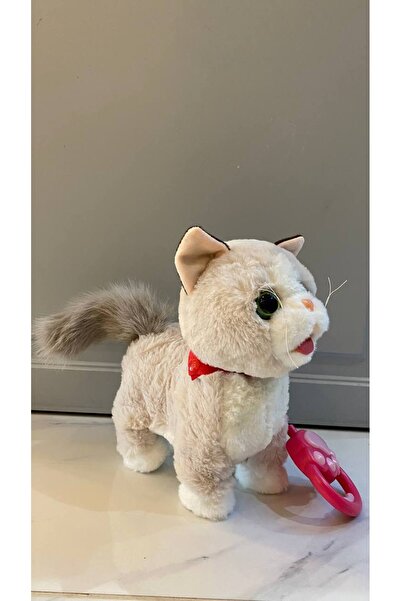 Magicway Müzikli Yürüyen Miyavlayan Yalayan Kuyruk Ve Başını Sallayan Ses Kaydını Tekrarlayan Peluş Kedi